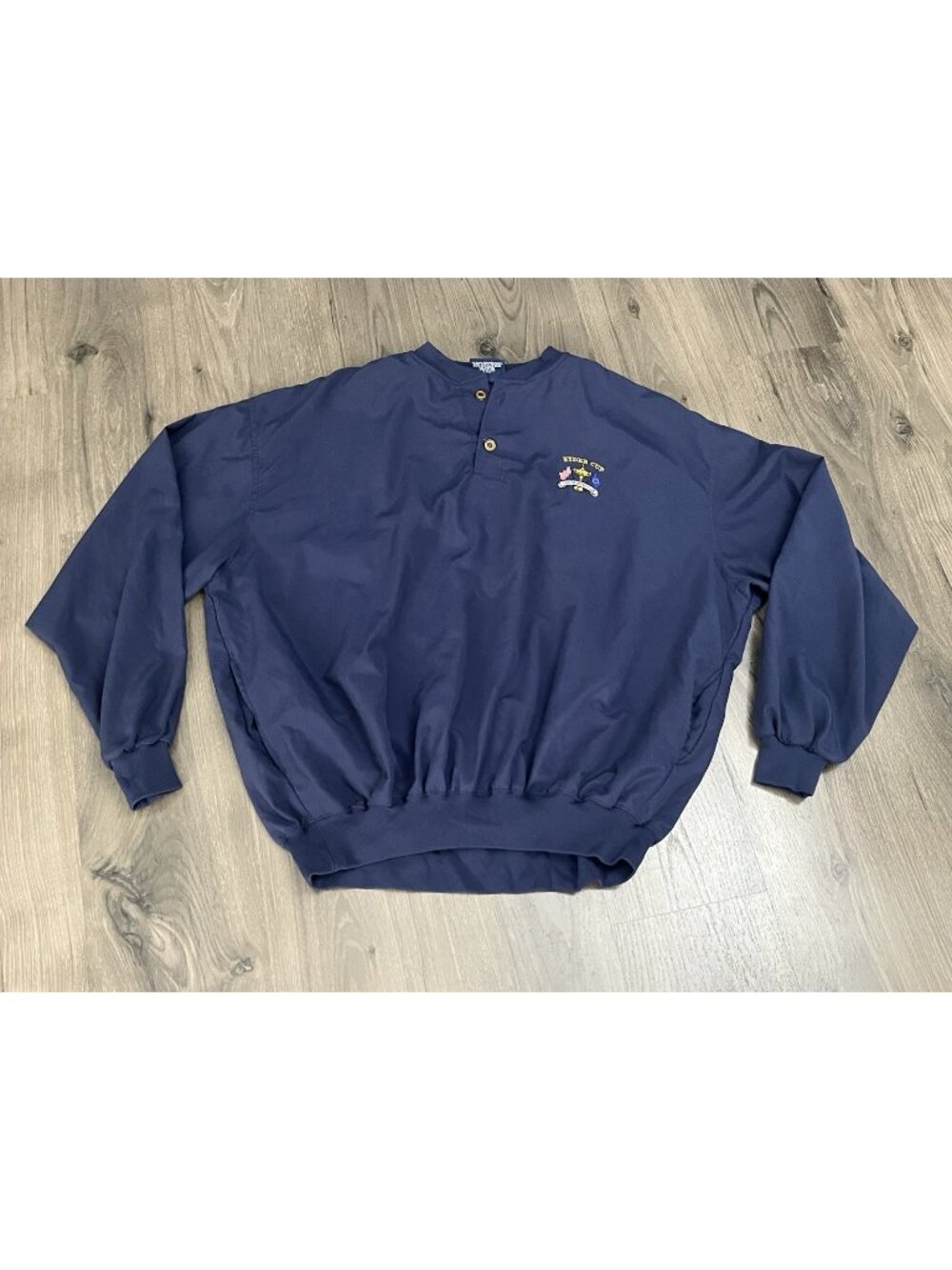 Vtg Ryder Cup 1999 Golf The Country Club Pullover Windbreaker Jacket 2XL Navy